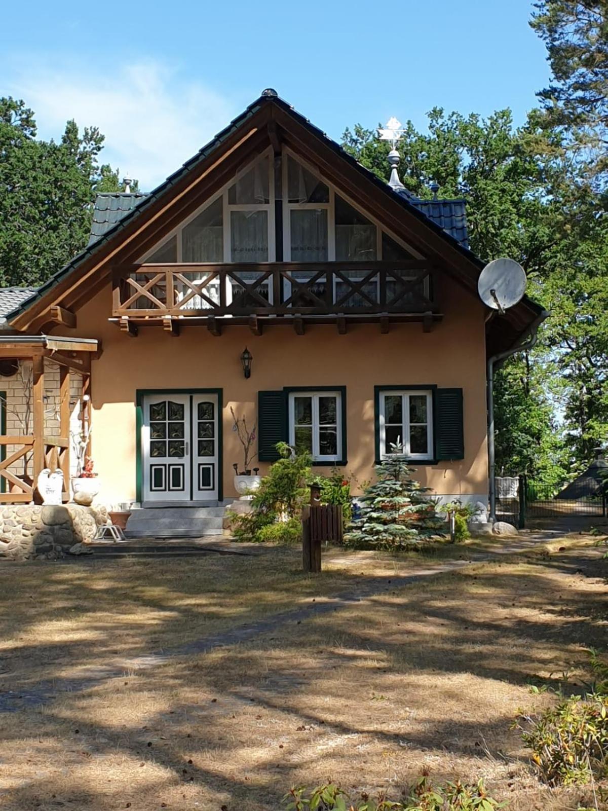 Ferienwohnung Habicht Villa-Paelitzsee Grosszerlang Ngoại thất bức ảnh