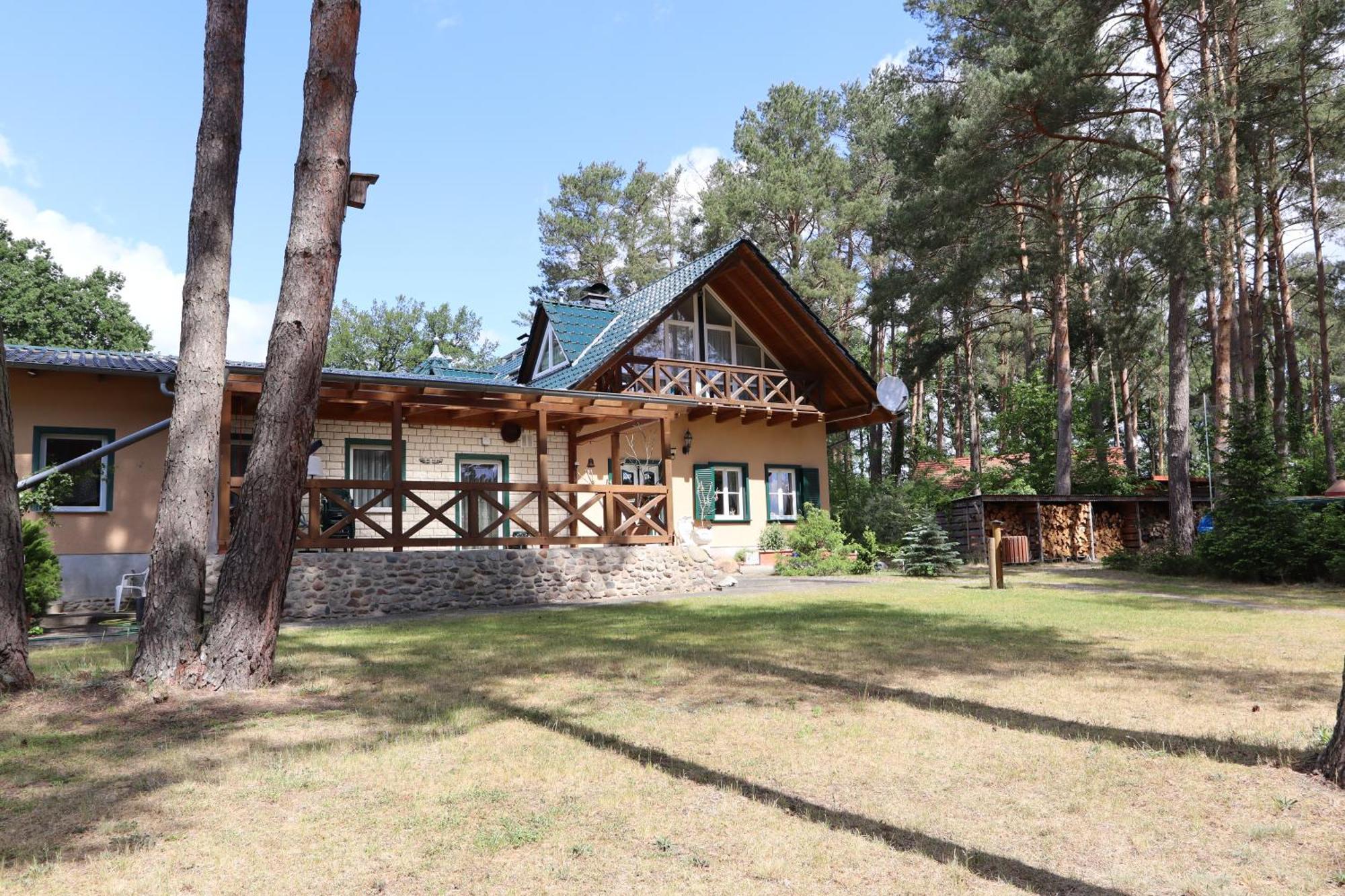 Ferienwohnung Habicht Villa-Paelitzsee Grosszerlang Ngoại thất bức ảnh
